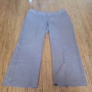 Lane Bryant Stylish Taupe/ Gray Pants